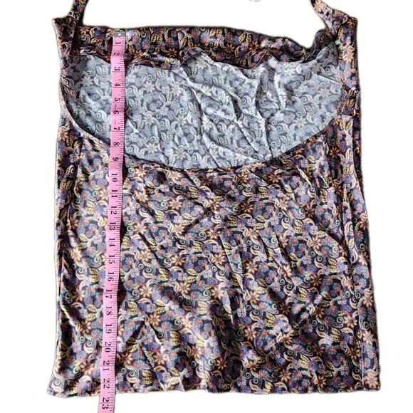 Cami NYC Jackie Silk Cowl Neck Halter Top Sleeveless Top Paisley Size Small - Picture 10 of 10